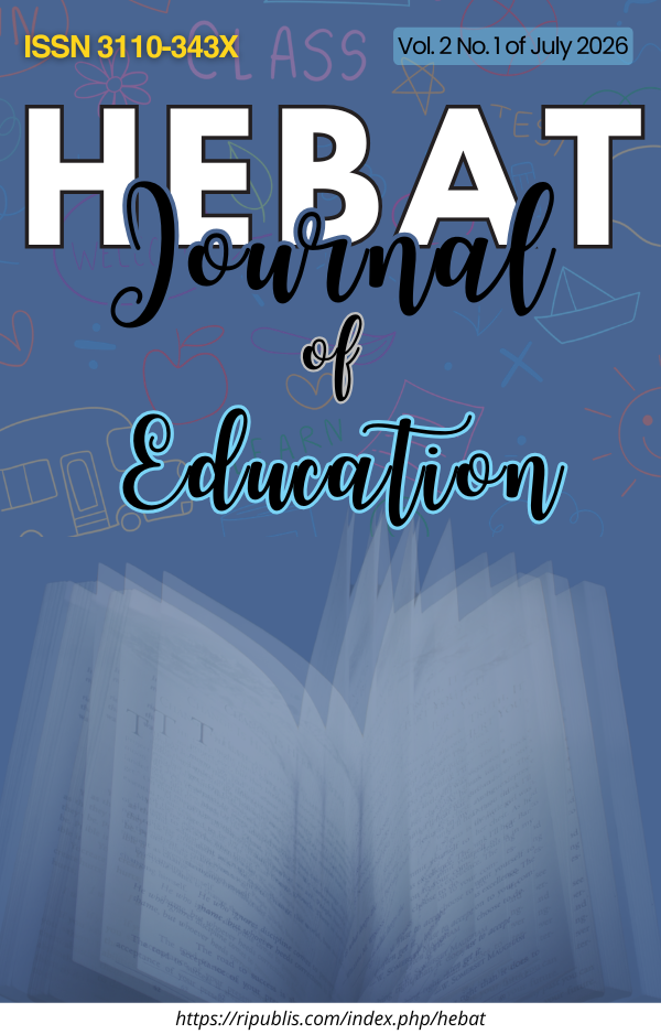 					View Vol. 2 No. 1 (2026): Hebat: Journal of Education
				